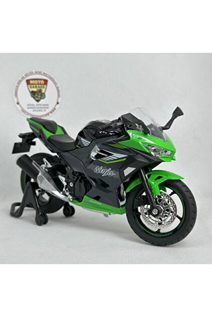 MotoGarage Kawasaki Ninja 400 1:12 Diecast Sesli Işıklı Motosiklet MotoGarage Kawasaki Ninja 400 1:12 Diecast Sesli Işıklı Motosiklet