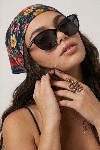 Almessa Black Women's Sunglasses