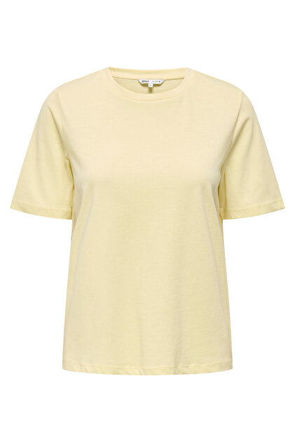 Onlonly % 100 Pamuk Regular Fit Bisiklet Yaka T Shirt T SHİRT 15270390