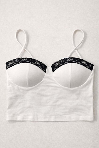 Dantelă Dulce crop Body Bustieră dantelă Detaliu