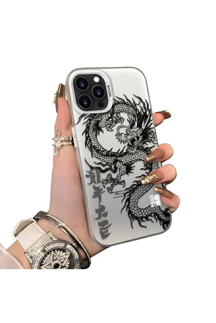 iPhone 13 Pro Max Compatible Hard Acrylic Back Silicone Edge Lens Protection Case