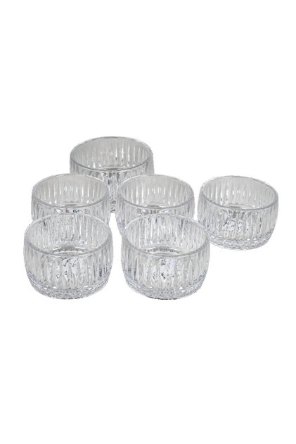 Glass Bowl Set, 6 pcs, Assorted