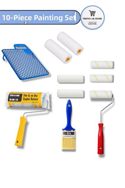 Wall Paint Set Whitewash Set Paint Brush Set Painter Set Paint Roller