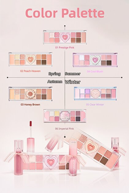 PERIPERA Peripera All Take Mood Like Palette 01 Prestige Pink 13.5
