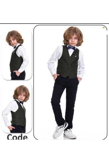 Boy 23 April 29 October 10 November Graduation Special Day Shirt and Bow Tie Suit