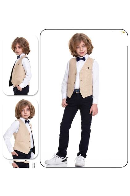 Boy 23 April 29 October 10 November Graduation Special Day Shirt and Bow Tie Suit