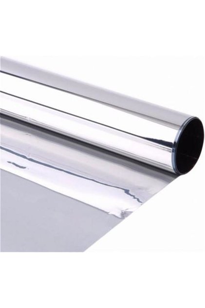 ® Aynalı Cam Filmi (90 CM X 2 MT) Isı Yalıtımlı - Ev - Balkon - Ofis