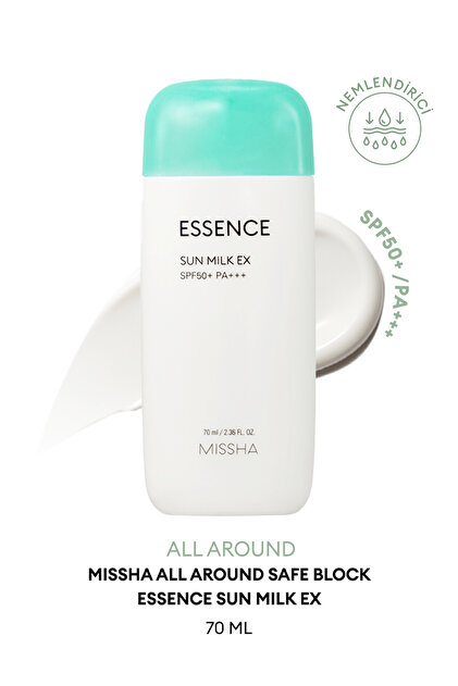 Missha Aloe Vera İçeren Güneş Sütü All Around Safe Block Essence
