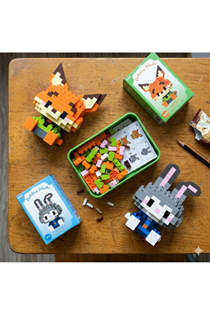 Dek Toy Store Bricks Premium Seri Yeni Stil Nick Wild - Judy Hopps