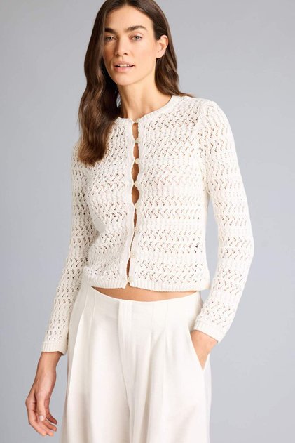 Regular Fit Ajurlu Cardigan H1272AX26SM