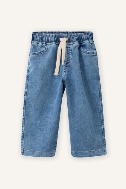 Elastic Waist Jean Trousers for Baby Boy G7555A526Sp