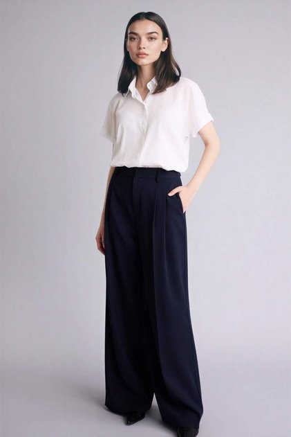 Wide Leg High Waist Wide Leg Pants G7831Ax26Sp
