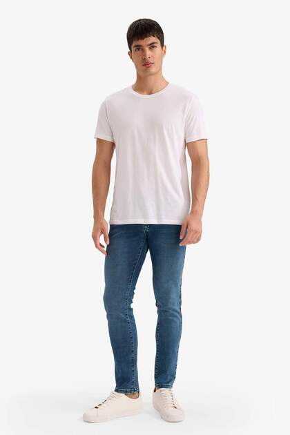 Pedro Slim Fit Normal Waist Narrow Leg Jean Trousers G3245Ax25Au