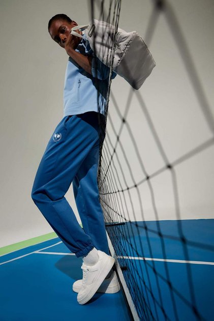 Standard Fit Pocket Detailed Athlete Jogger Sweatpants E8280Ax25Sp