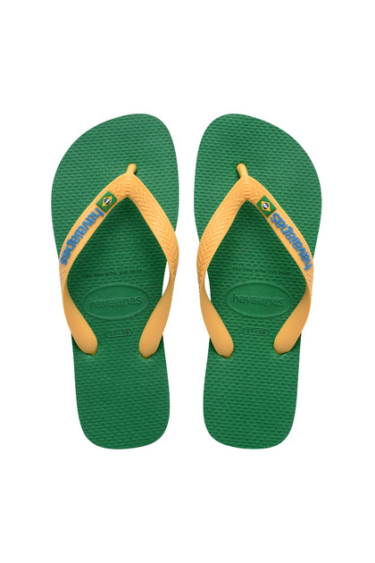 Brasil Logo Green Unisex Terlik