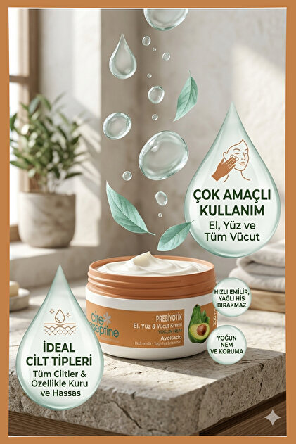 Cire Aseptine Krem 300ml Prebiyotik Avokado - Fiyatı, Yorumları