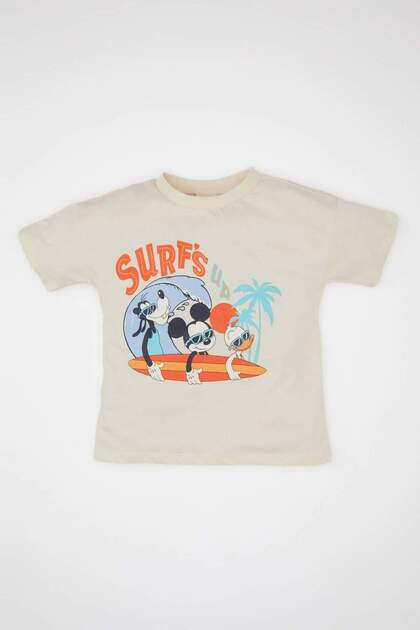 Baby Boy Disney Mickey & Minnie Crew Neck Short Sleeve T-Shirt C9356A524Sm