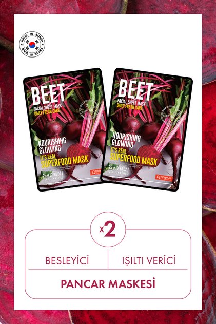Nourishing and Revitalizing Beetroot Mask 25Gr Set of 2