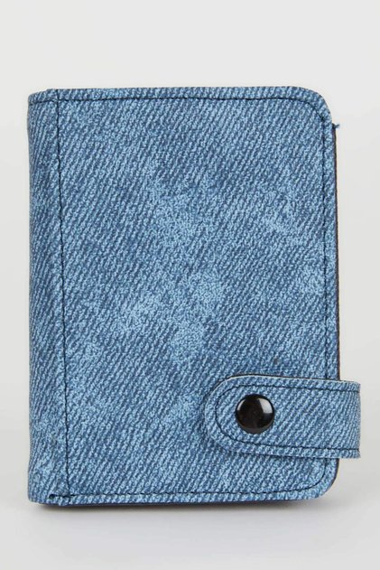 Men's Textured Snap Wallet B3108Axns