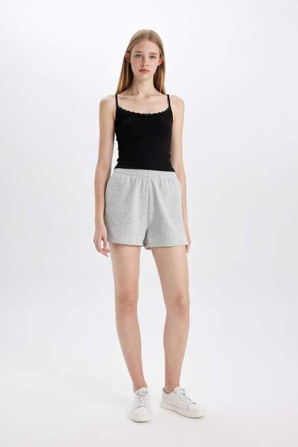 Regular Fit Sweatshirt Shorts