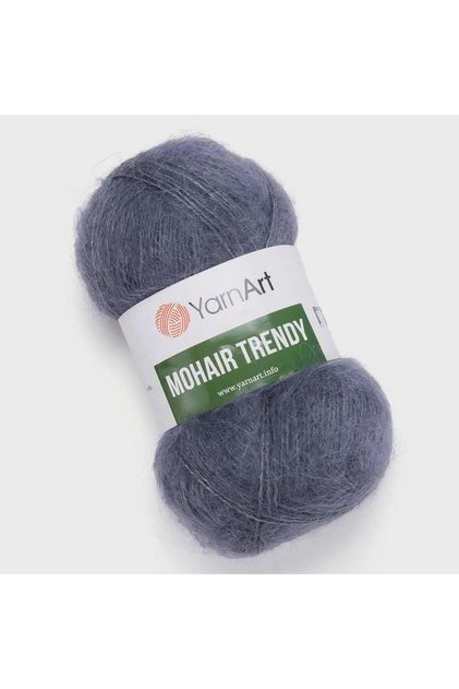 MOHAIR TRENDY - EL ÖRGÜ İPİ FÜME-114