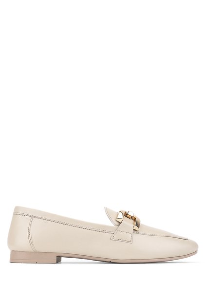 Women's Genuine Leather Loafer Shoes 961 58 Bn Ayk Y23