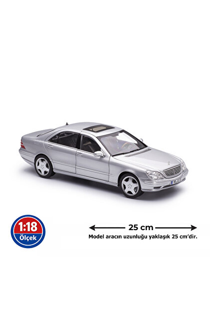Norev 1:18 Ölçek 2000 Mercedes Benz S55 AMG W220 Diecast Metal