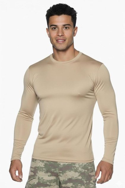 Uzun Kol Microfiber T-Shirt - Tişört