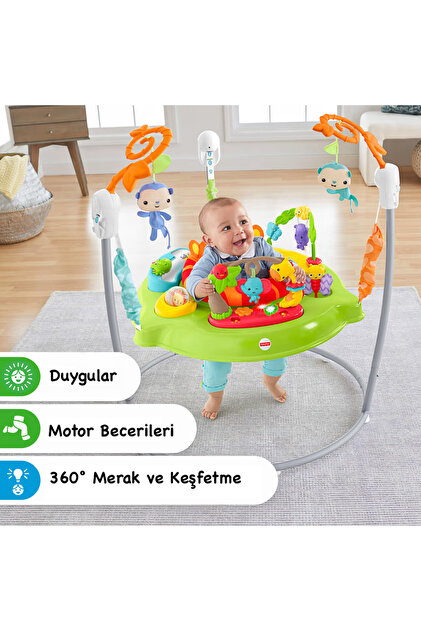 Fisher Price Yağmur Ormanı Jumperoo CHM91 Hoppala Zıp Zıp - Fiyatı