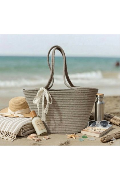 Daily, Holiday, Straw Beach Bag