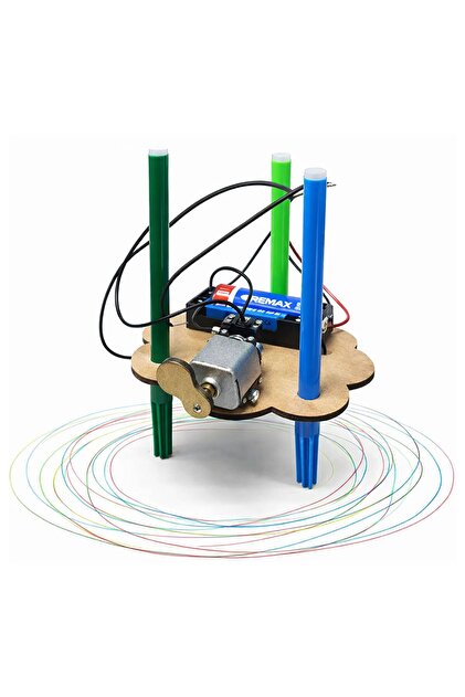 Simple Electronic Painter Robot Building Kit for Kids | Family Participation Event