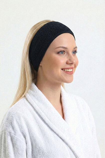 100% Cotton Makeup Hair Band Velcro Headband for Skincare Spa Sports Yoga