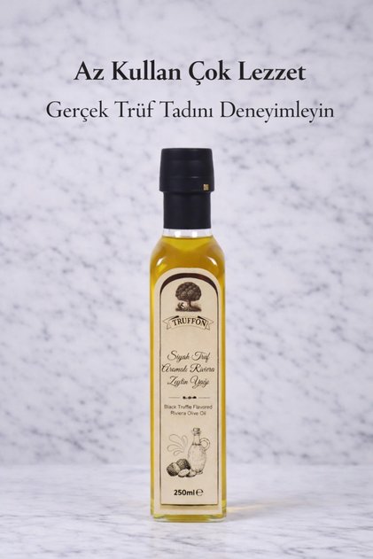 Siyah Trüf Yağı 250 ml-Gerçek Trüf Aromalı Truffle OİL