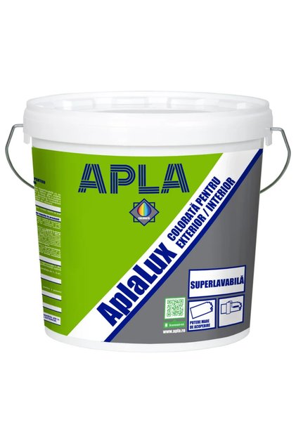 Baza de colorare Aplalux, pentru interior/exterior, nuanta pastel, mata, 2.25 L