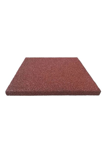 Dale cauciuc, 500 x 500 x 20 mm, rosu