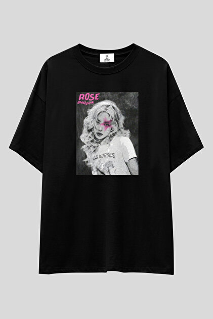 Texclusive Blackpink Rose Number One Girl Tshirt Yazılı Çocuk