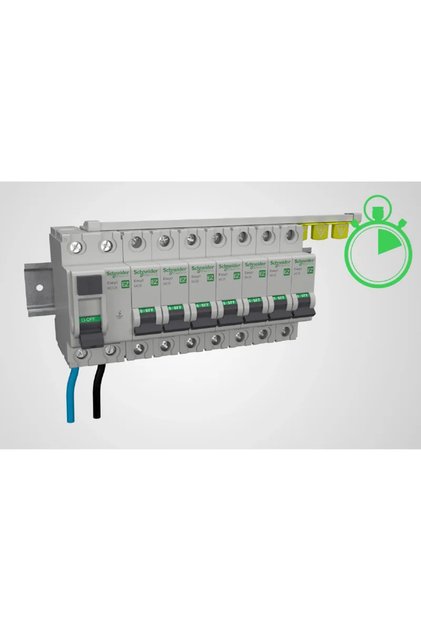 Pieptene Schneider Easy9, 1P+N, 12 module