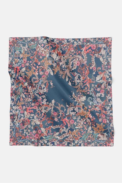 Royale Grandeur Vual Scarf - Prussian