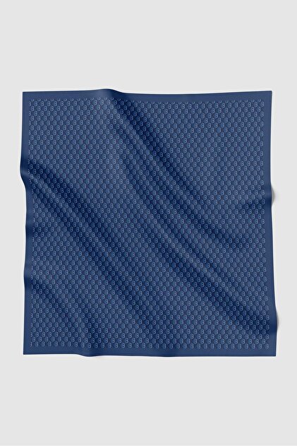 Prism voile square scarf - blueberry