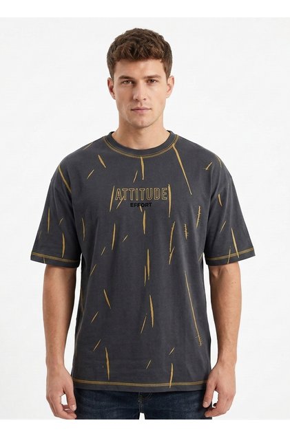 Drop Shoulder Tshirt Gray