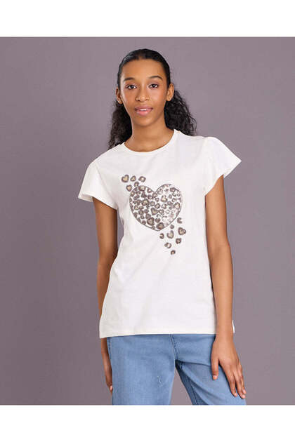 Senior Girls White Viscose Top
