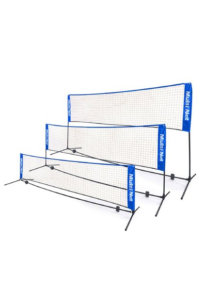Set multisport mobil Stâlpi principali + plasă pentru volei, badminton, tenis