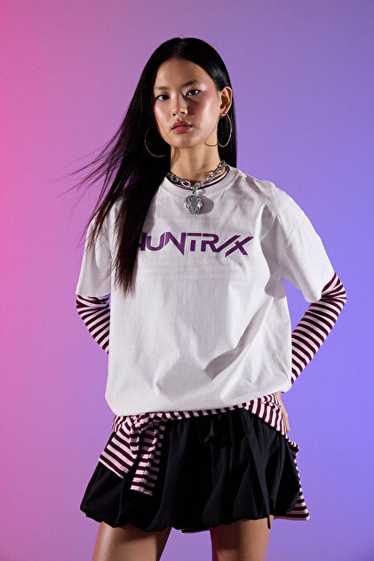 Defacto Baskılı Kırık Beyaz Kadın T-Shirt H0526AX/WT32 - Fiyatı