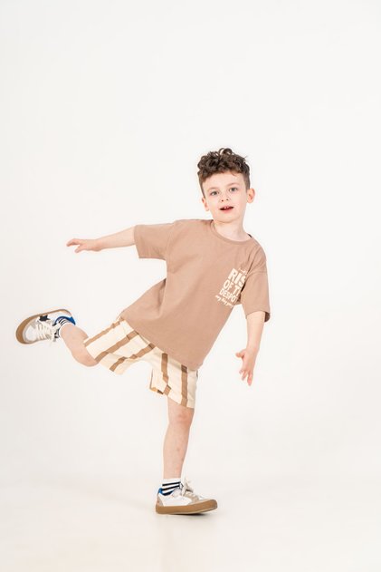 3-4-5-6 Years 100% Cotton Cotton Back Printed Shorts for Boys