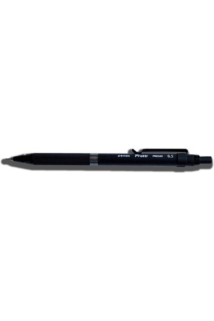 Creion mecanic profesional Protti PRD-105, 0.5mm, metalic cu varf retractabil, cutie cadou-neg