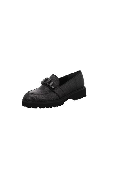 Mocasini dama - Glitter Crash - mărime 38,5 - Negru Piele Naturală - Pantofi Eleganți Cristale