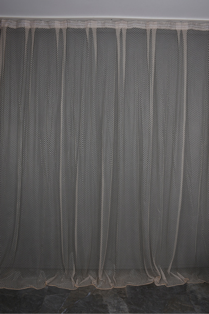 Big Baklava Model Mink Color t Single Panel Ready-Made P Pleated F Drapery Curtain 300*260 cm