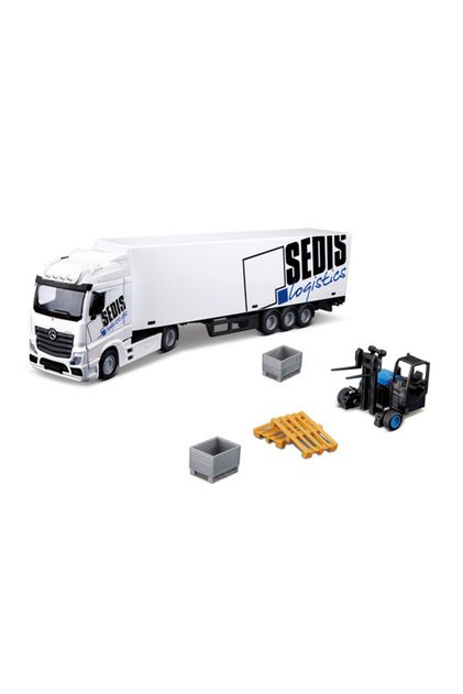 18−31471 Macheta auto Fura Mercedes−Benz Actros cu stivuitor (1:43)
