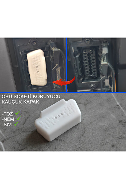 غطاء حماية لمقبس OBD2 - مقبس OBD لأودي وفولكس فاجن وبي إم دبليو وسكودا ومرسيدس وهوندا وفورد