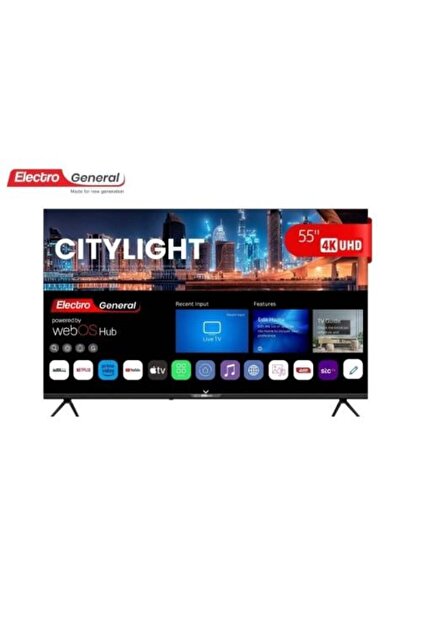 تلفزيون ذكي 55 بوصة بدقة 4K UHD مع نظام التشغيل webOS - بدون إطار - موديل TH-55 WBS 20
